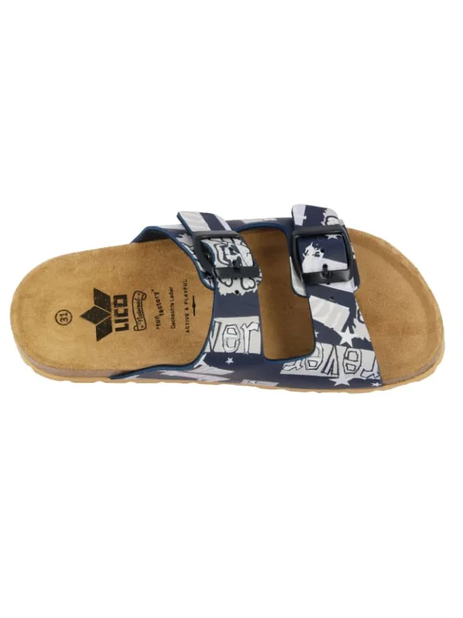 Pantolette "Bioline Rocky" in Blau>Lico New