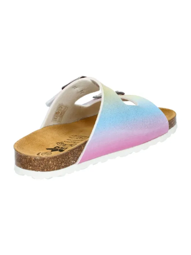 Lico Clogs & Pantoletten·Pantoletten^Pantolette "Bioline Shadow" in Rosa