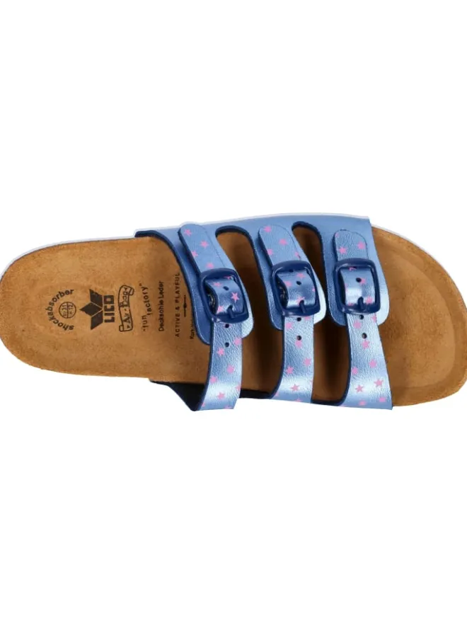 Pantolette "Bioline Star" in Blau>Lico New