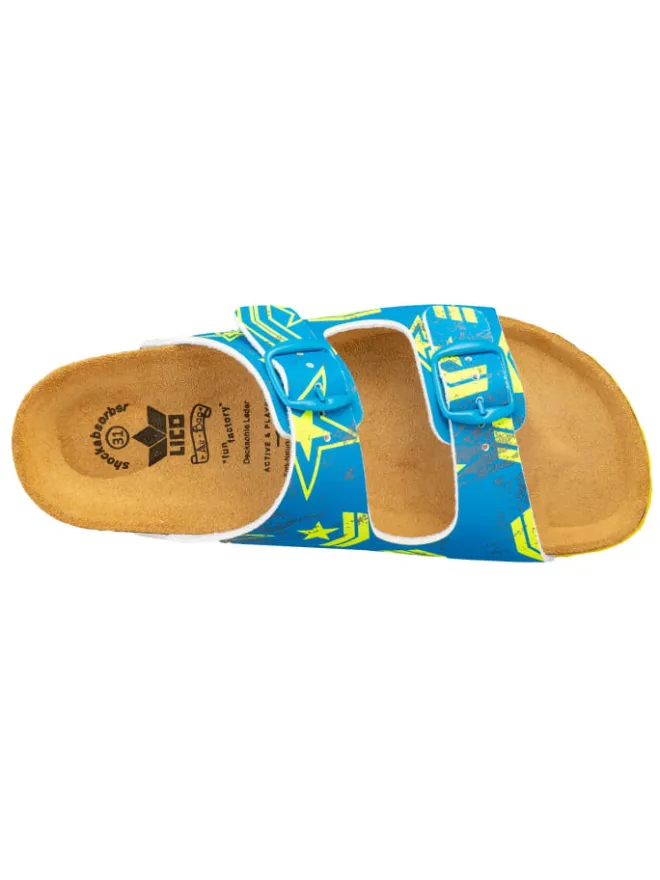 Pantolette "Bioline Top" in Blau>Lico Clearance