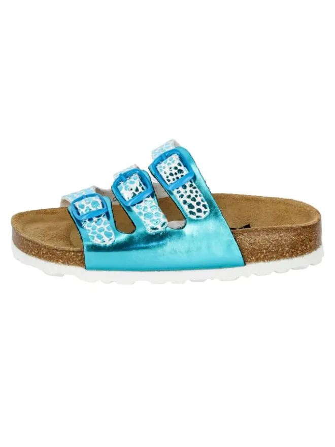 Lico Clogs & Pantoletten·Pantoletten^Pantolette "Bioline Trendy" in Blau