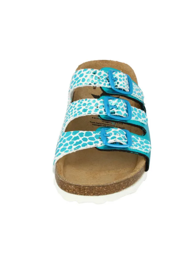 Lico Clogs & Pantoletten·Pantoletten^Pantolette "Bioline Trendy" in Blau