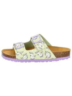 Lico Clogs & Pantoletten·Pantoletten^Pantolette "Bioline Unicorn" in Grün
