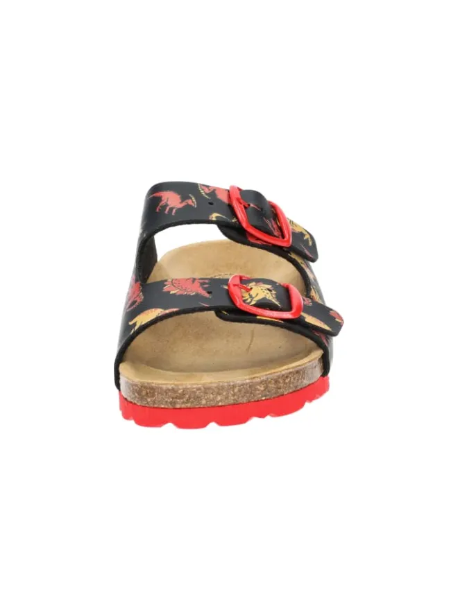 Lico Clogs & Pantoletten·Pantoletten^Pantolette "Bioline Universe" in Schwarz