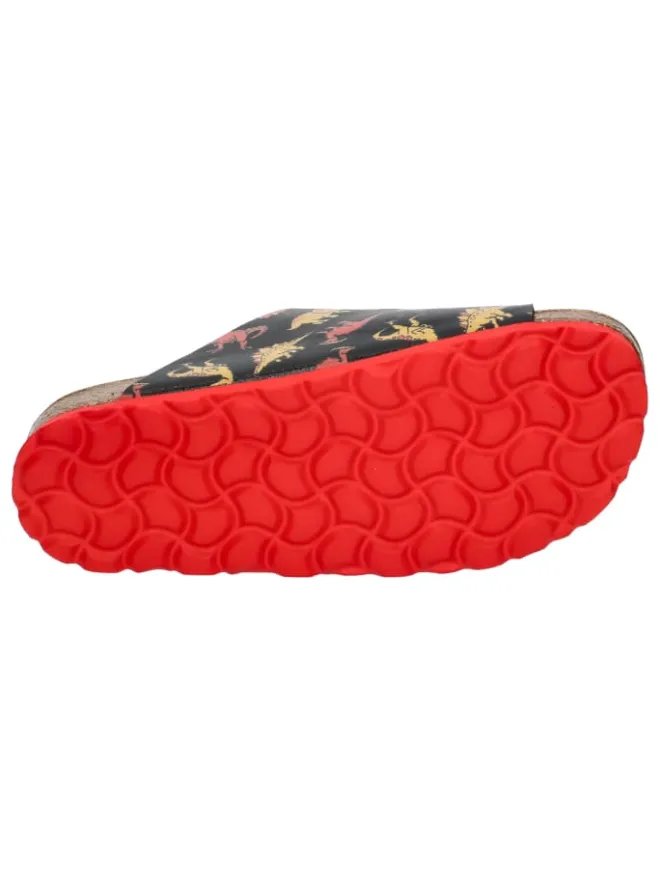 Lico Clogs & Pantoletten·Pantoletten^Pantolette "Bioline Universe" in Schwarz