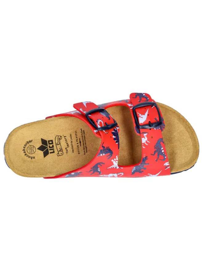 Lico Clogs & Pantoletten·Pantoletten^Pantolette "Bioline Universe" in Rot