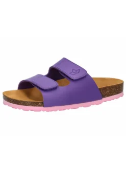 Pantolette "Bioline Velcro Kids" in Lila>Lico Best