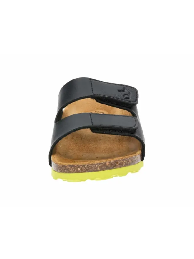 Pantolette "Bioline Velcro Kids" in Schwarz>Lico