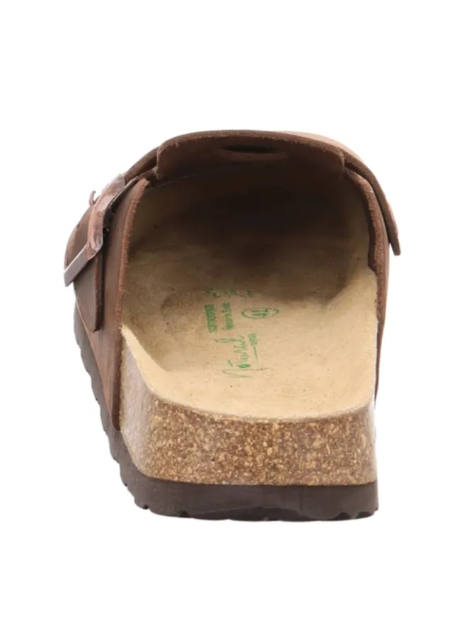 Pantolette Clogs Tieffußbett Habana in braun>natural sense Sale