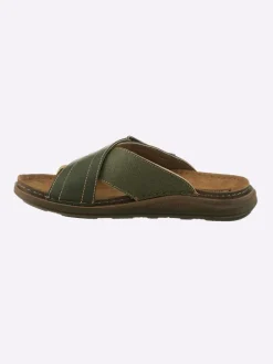 Pantolette in khaki>Fischer Clearance