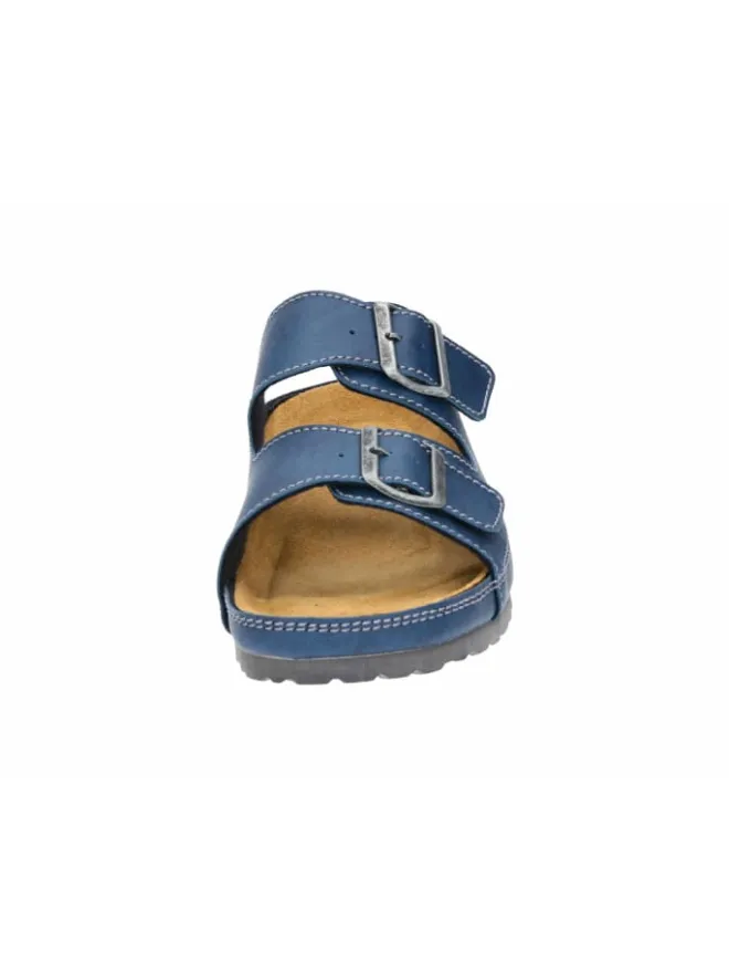 Pantolette "Natural Man" in Blau>Lico Outlet