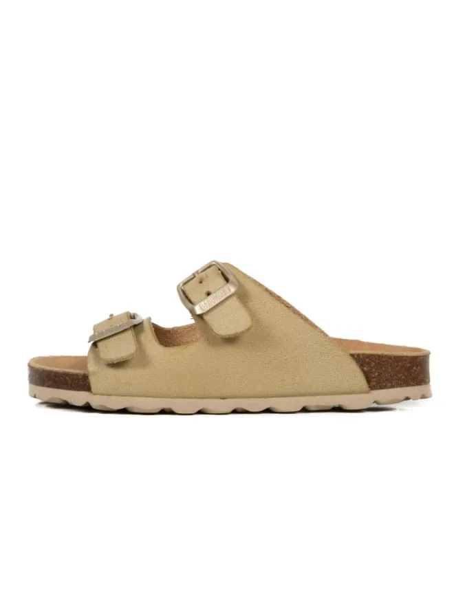 Pantoletten in beige>babunkers Hot