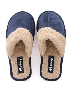 Pantoletten in blau><noscript><img width=