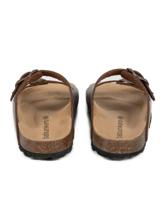 babunkers Clogs & Pantoletten·Pantoletten^Pantoletten in braun