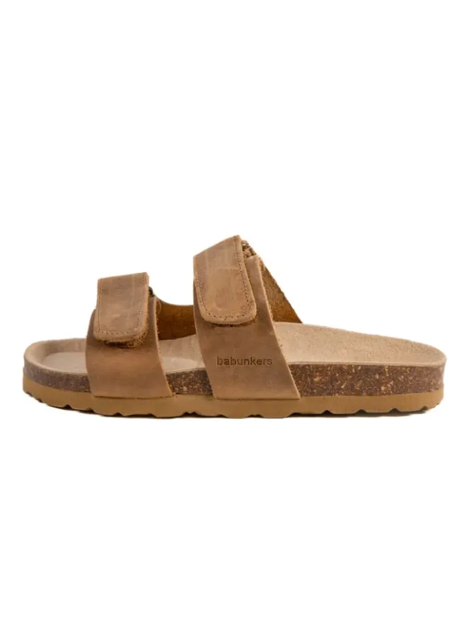 babunkers Clogs & Pantoletten·Pantoletten^Pantoletten in braun