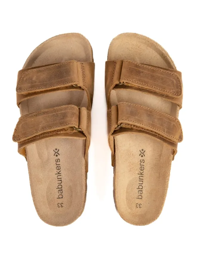 babunkers Clogs & Pantoletten·Pantoletten^Pantoletten in braun