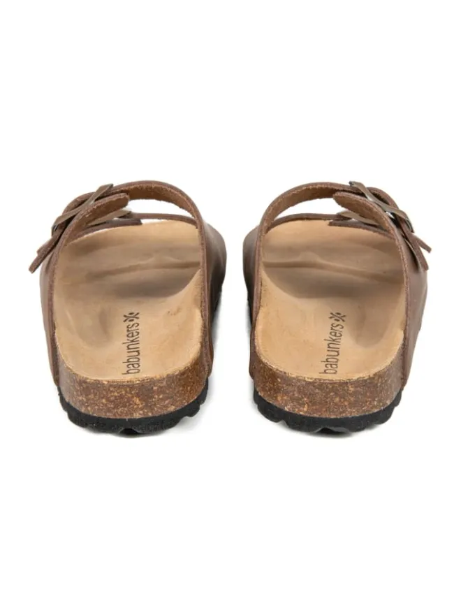 Pantoletten in braun>babunkers Sale