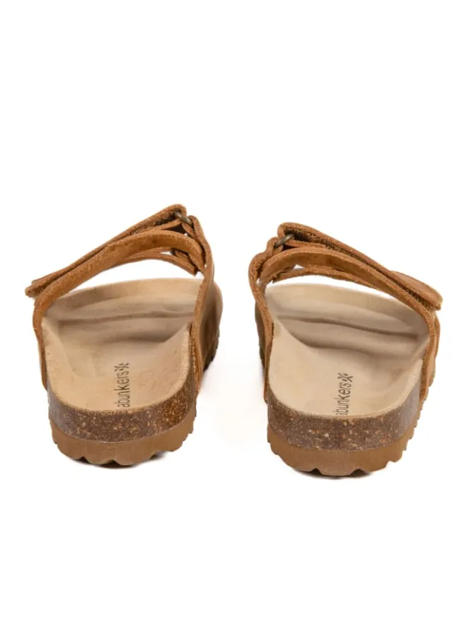 Pantoletten in braun>babunkers Discount