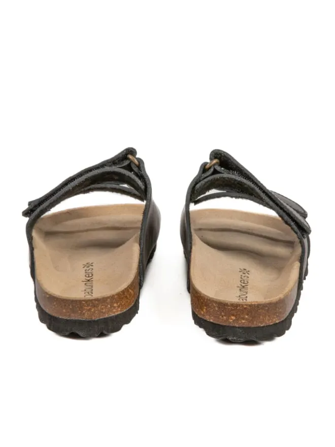 Pantoletten in schwarz>babunkers Clearance