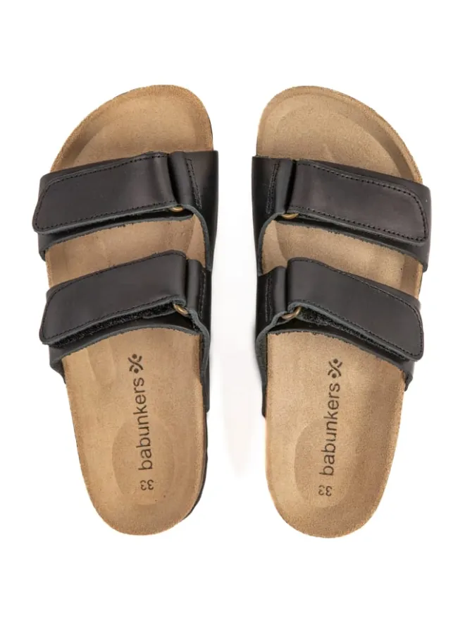 Pantoletten in schwarz>babunkers Clearance