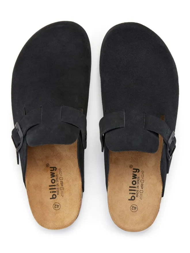 billowy Sandalen & Pantoletten^Pantoletten in schwarz