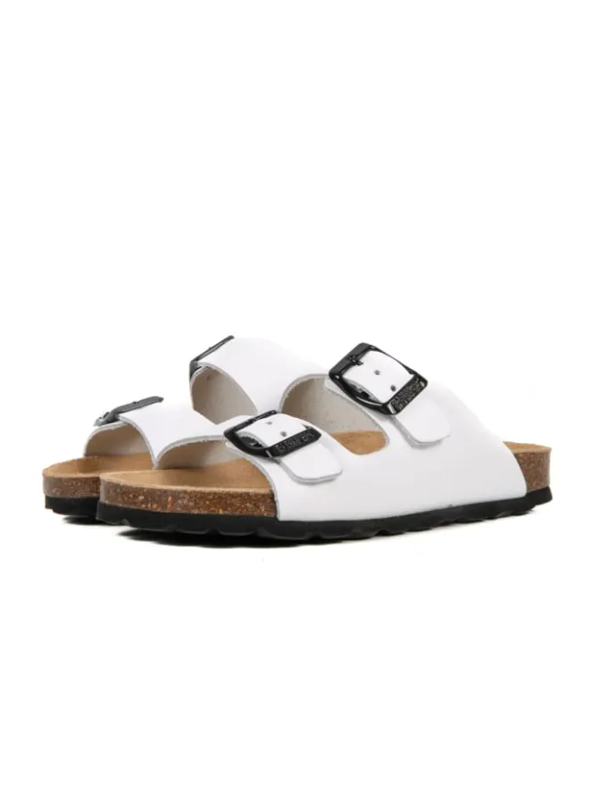 Pantoletten in weiß>babunkers Discount