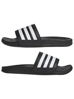 adidas Clogs & Pantoletten|Outdoorschuhe^Pantoletten "Adilette Comfort" in Schwarz/ Weiß