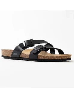 Sunbay Clogs & Pantoletten^Pantoletten "Bambou" in Schwarz
