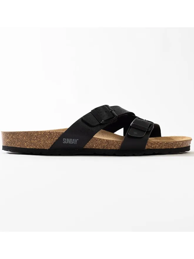 Sunbay Clogs & Pantoletten^Pantoletten "Bambou" in Schwarz