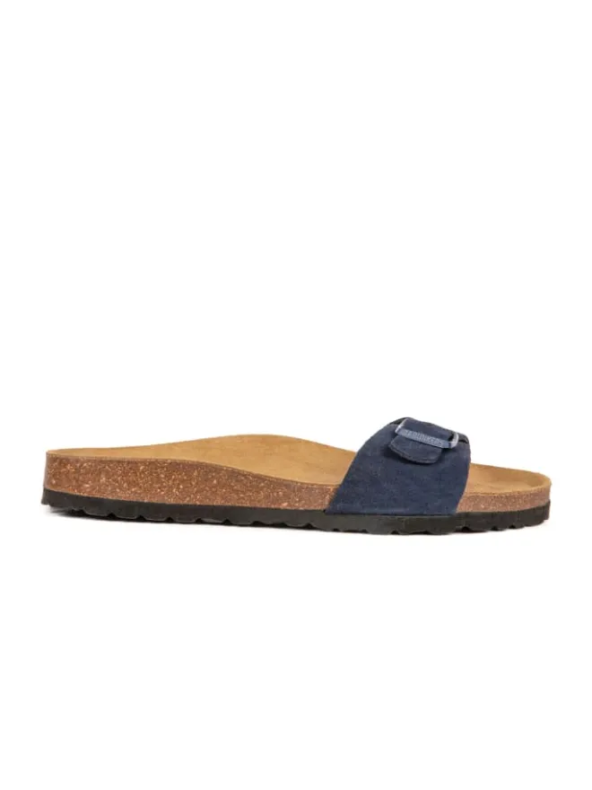 Pantoletten BARTON in blau>babunkers Outlet