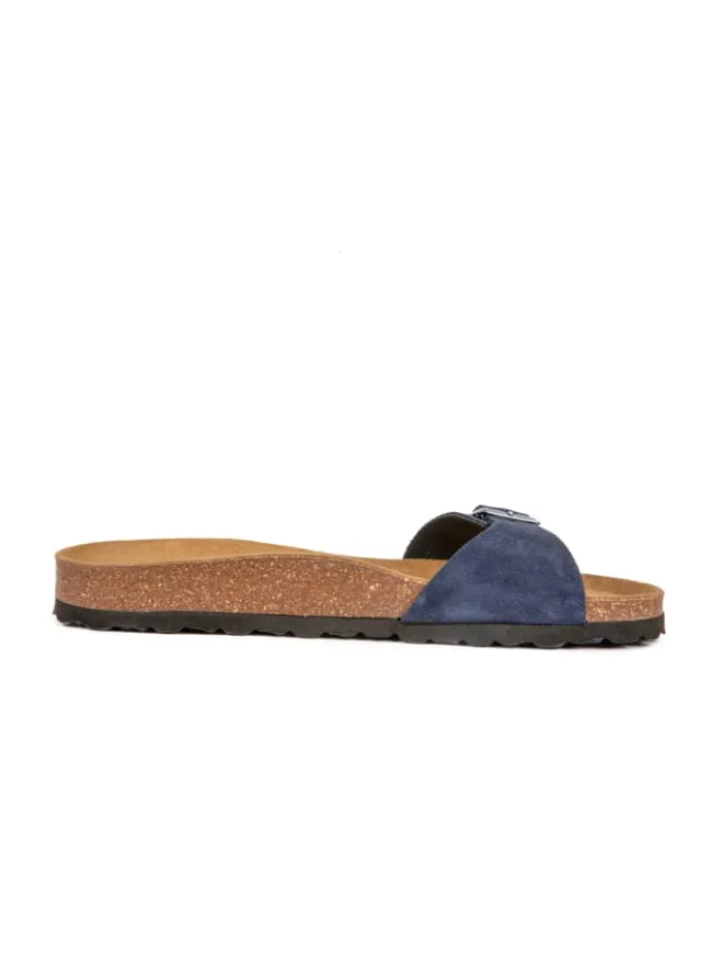 Pantoletten BARTON in blau>babunkers Outlet