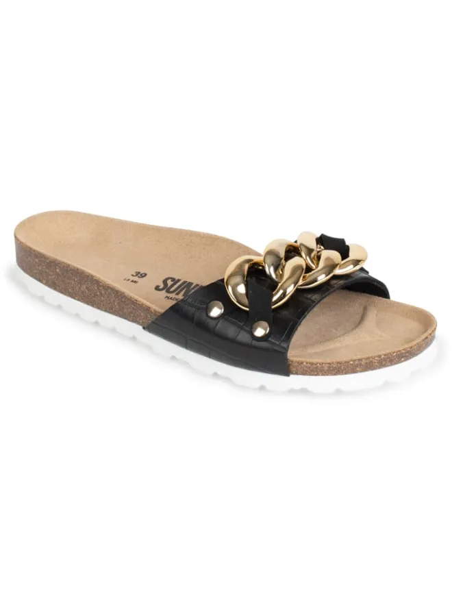 Pantoletten "Bauloise" in Schwarz>Sunbay