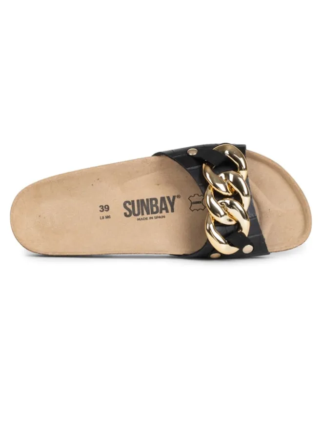 Pantoletten "Bauloise" in Schwarz>Sunbay