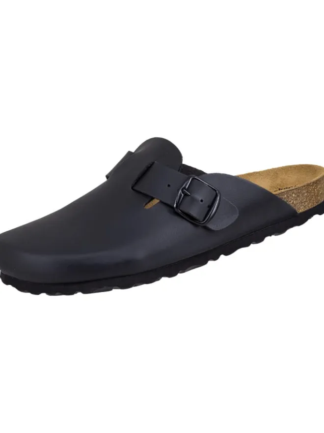 Pantoletten Bioline-Pantolette in schwarz>SALIHA Clearance