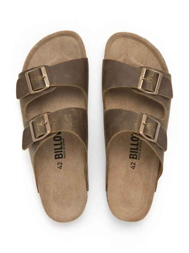Pantoletten GRANT in khaki>billowy Clearance