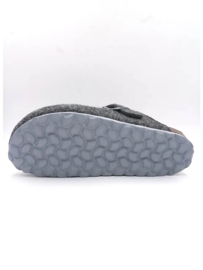 billowy Sandalen & Pantoletten|Hausschuhe^Pantoletten HOME FANTASY in grau