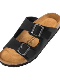 Pantoletten in Basic Matt Schwarz>Palado Online
