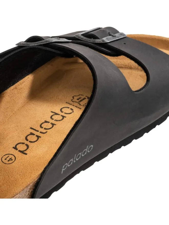 Pantoletten in Basic Matt Schwarz>Palado Online