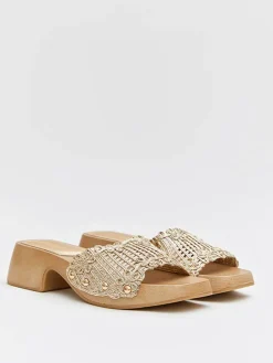 Bellucci Clogs & Pantoletten^Pantoletten in Beige