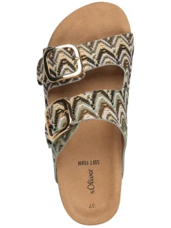 s.Oliver Clogs & Pantoletten^Pantoletten in Beige/ Hellbraun