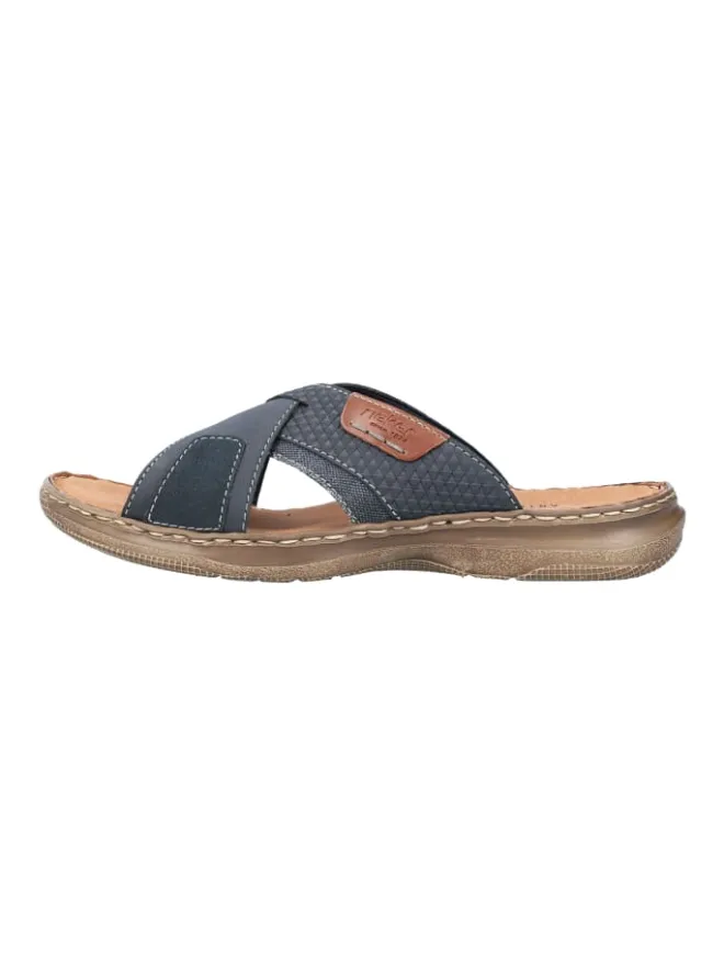 Pantoletten in Blau>rieker Hot