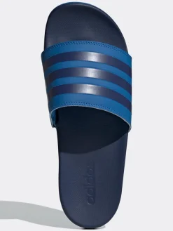 Pantoletten in Blau/ Dunkelblau>adidas Best