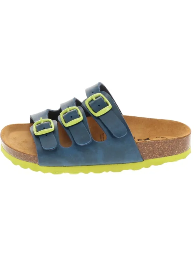 Pantoletten in Blau/Grün>Lico Discount