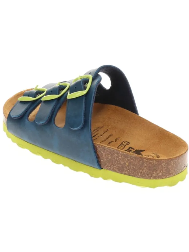 Pantoletten in Blau/Grün>Lico Discount
