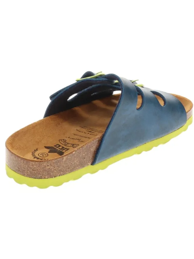 Pantoletten in Blau/Grün>Lico Discount