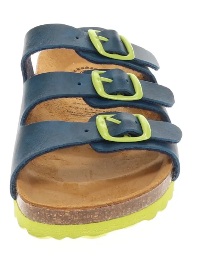 Pantoletten in Blau/Grün>Lico Discount