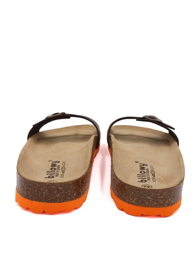 billowy Sandalen & Pantoletten^Pantoletten in Braun
