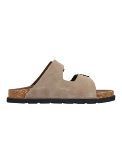 Pantoletten in Braun>rieker Discount