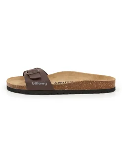 billowy Hausschuhe|Sandalen & Pantoletten^Pantoletten in Braun