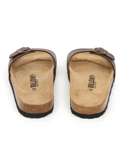 billowy Hausschuhe|Sandalen & Pantoletten^Pantoletten in Braun